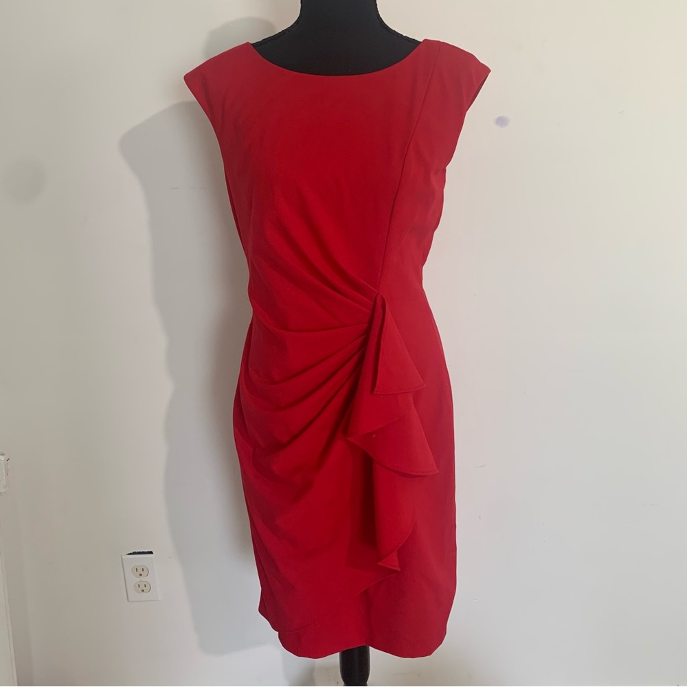 Calvin Klein Women’s bodycon ruffle dress